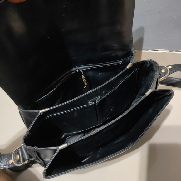 Celine - Authentic Vintage - Heavily Worn - Teen Triomphe Bag - As-Is Condition! - Picture 9 of 16